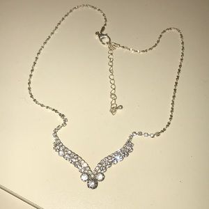 Rhinestone Statement Necklace